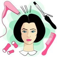 Woman in a beauty salon N3