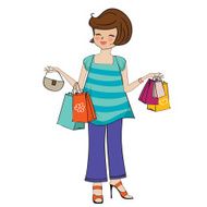 woman at shopping N2