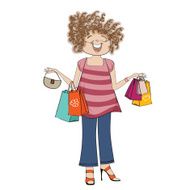 woman at shopping N3