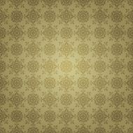 Seamless elegant brown pattern