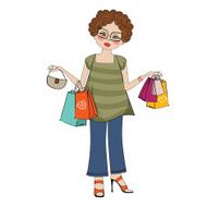 woman at shopping N4
