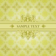 Elegant royal vector invitation card