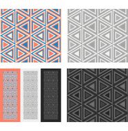 Fashion pattern with triangles N4