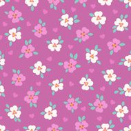 Vector seamless pattern with flowers Perfect for wallpapers