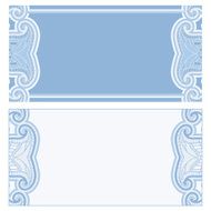 Greeting card with oriental pattern N12