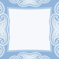 Patterned floor tile in oriental style N9