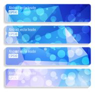 Abstract vector header banners N69