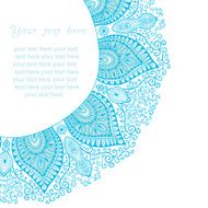 Decorative Vintage Design Element illustration with lacy frame N7