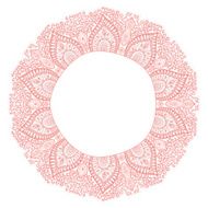 Decorative Vintage Design Element illustration with lacy frame N11