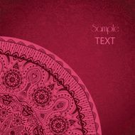 Decorative Vintage Design Element illustration with lacy frame N13