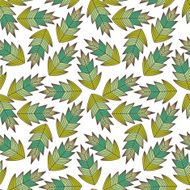 Seamless leaf pattern N25