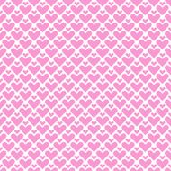 Simple seamless geometric pattern with hearts