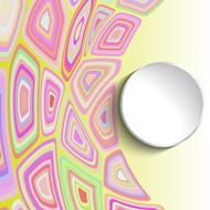 Geometric color background with 3d place for text N2