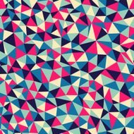Seamless texture with triangles mosaic endless pattern N6