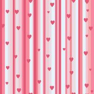 Romantic seamless pattern with hearts N10