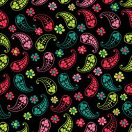 Seamless paisley texture for your design Endless pattern with p N8
