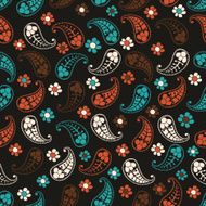 Seamless paisley texture for your design Endless pattern with p N9