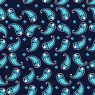 Seamless paisley texture for your design Endless pattern with p N10