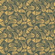 Seamless paisley texture for your design Endless pattern with p N11