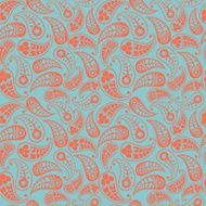 Seamless paisley texture for your design Endless pattern with p N14