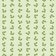 Seamless texture pattern of green leaves striped background