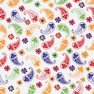 Seamless paisley texture for your design Endless pattern with p N17