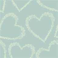 Romantic seamless pattern with hearts N71