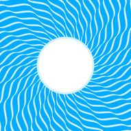 Invitation with abstract geometric pattern