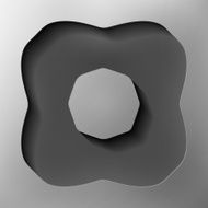 abstract shapes icon vector style N4