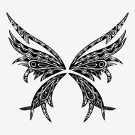 tattoo butterfly vector version is in my portfolio N2