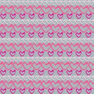 Romantic seamless pattern with hearts N95