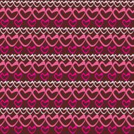 Romantic seamless pattern with hearts N96