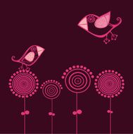 romantic wallpaper with place for your design N5