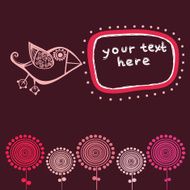 romantic wallpaper with place for your design N6