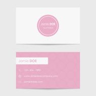 editable vector business card template N2