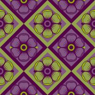 Fashion pattern with abstract flowers N2