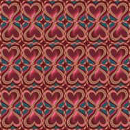 Ethnic love heart pattern