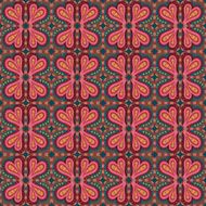 Ethnic love heart pattern N4