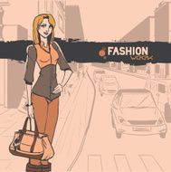 Urban fashion City and people N6