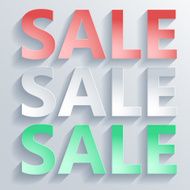 Abstract paper word sale