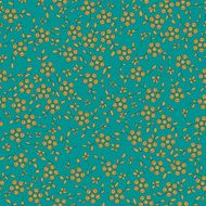 seamless background with a vegetative ornament flowers twigs and leaves