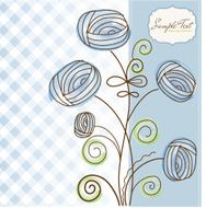 seamless pattern background with flowers N9