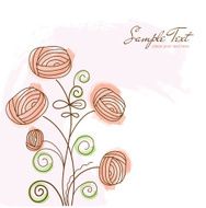 seamless pattern background with flowers N17