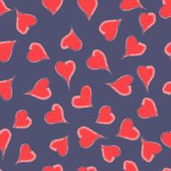 seamless texture of hearts Valentine&#039;s day