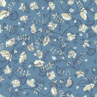 seamless texture floral blue