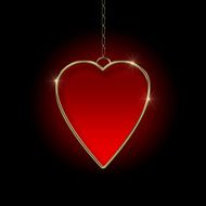 Heart medallion