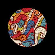 Abstract invitation card N4