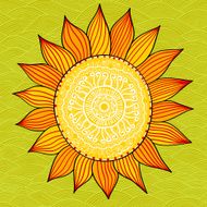 Stylized sun vector N8