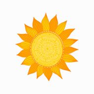 Stylized sun vector N11
