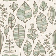 Seamless pattern with leafs N7